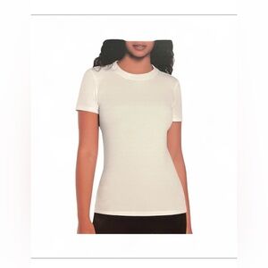 BANANA REPUBLIC RIBBED CREW NECK TEE SHIRT